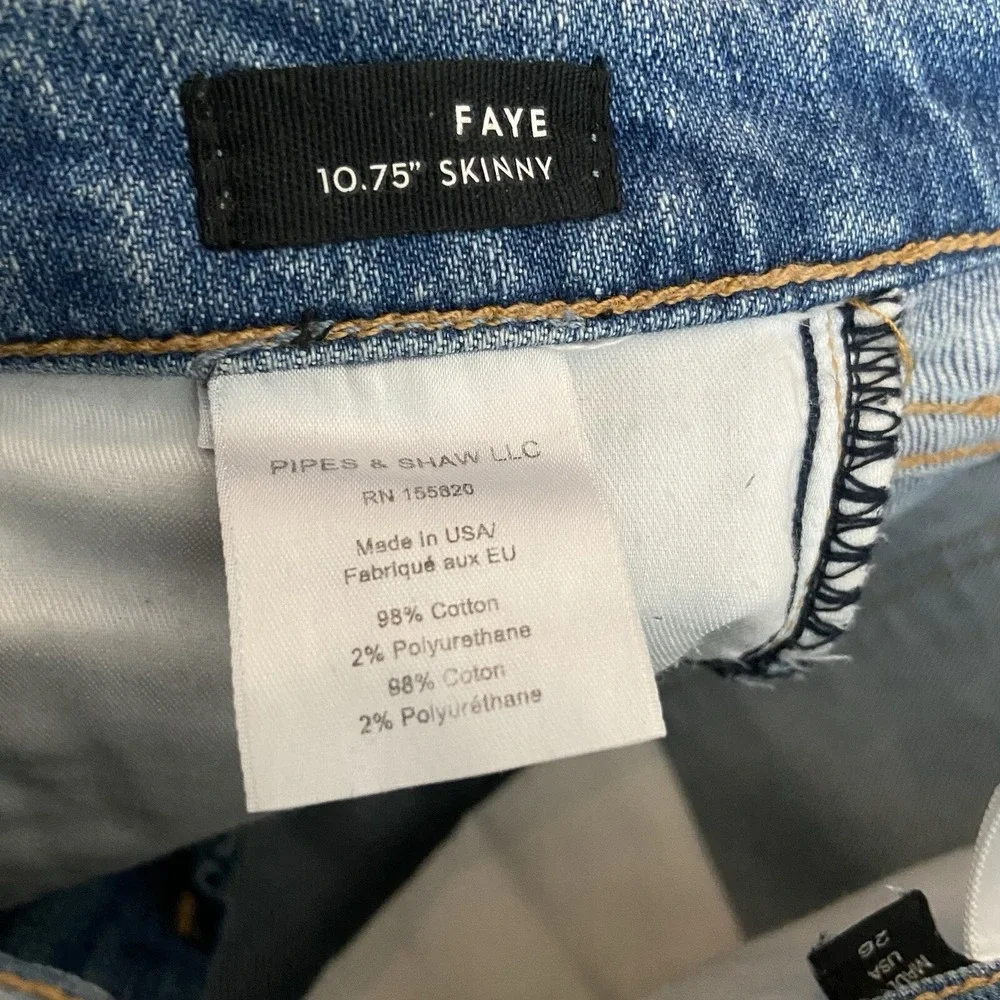 Veronica Beard Faye Skinny 10.75" High Rise Skinny Jeans Size‎ 26 - Picture 7 of 9